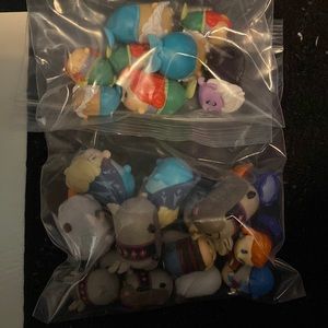 Vintage lot of Little Mermaid and Frozen Tsum Tsums